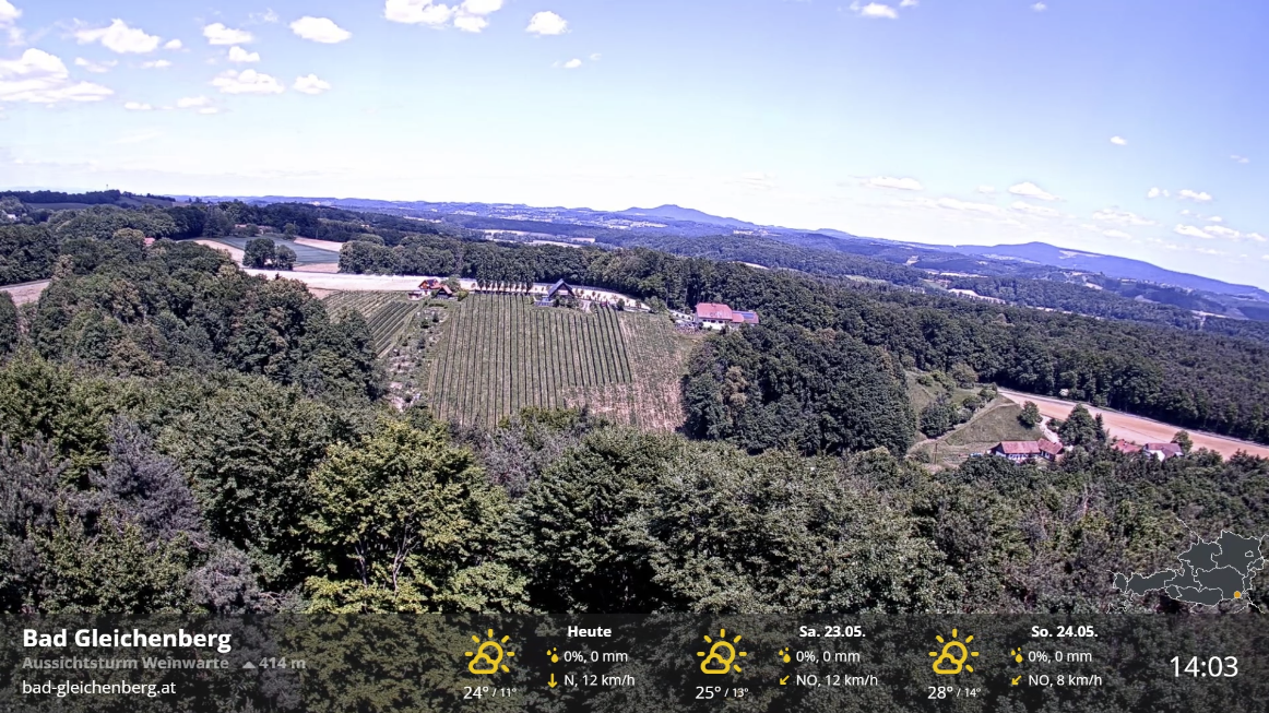 Bad Gleichberg - Aussichtsturm Weinwarte