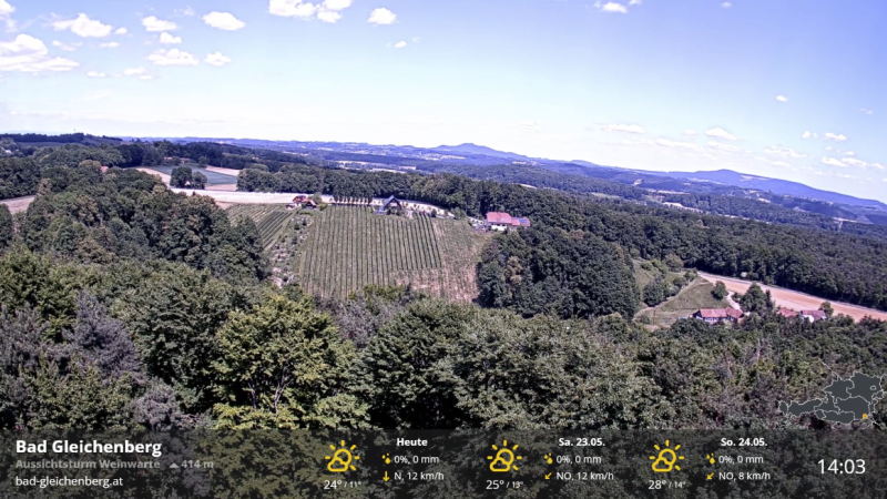 Bad Gleichberg - Aussichtsturm Weinwarte