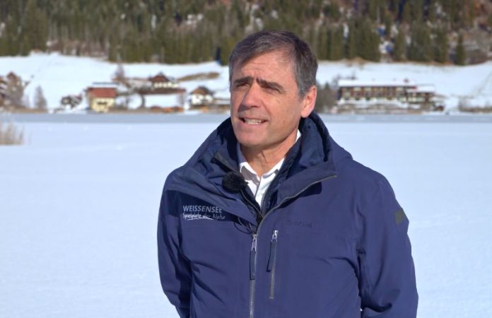 Eislaufen am Weissensee