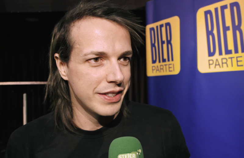 Dominik Wlazny mit BIER zu Gast in Graz