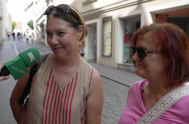 Straßenumfrage: Wie schützt man sich vor der Hitze