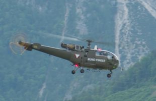 „Fly Out“ der Alouette III